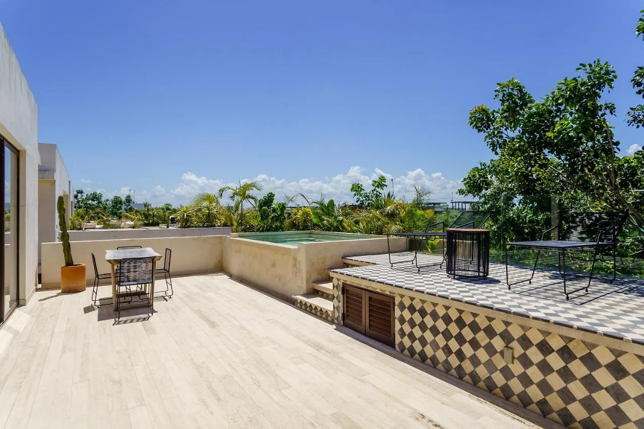 403 Stunning Rooftop Apartment For Couples W/Private Pool Tulum Mexico